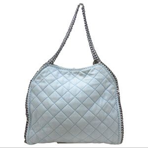 NWT Rare Stella McCartney Light Blue Quilted Shoulder bag